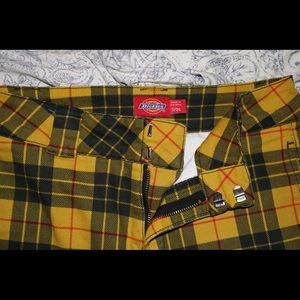 (Yellow) Plaid Dickies Pants